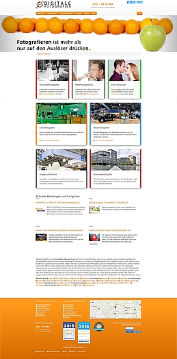 TYPO3 Realisierung einer Webseite für Digitale Fotografien Digitale Fotografien
